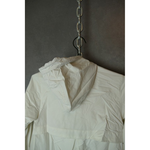 Lululemon Hooded Jacket Size 4 Womens White Full Zip Lightweight Coat - Picture 8 of 11